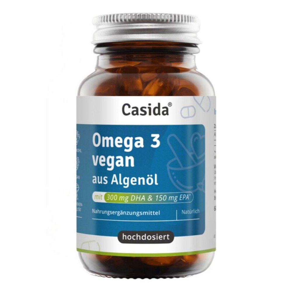 Casida GmbH Omega-3 Vegan Algenöl Hochdosiert Epa Dha Kapseln 19065580