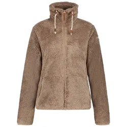 ICEPEAK Coloma S2 Midlayer Teddyfleece Jacke Damen 173 - brown XXL