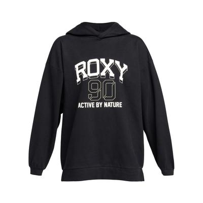 Hoodie ROXY "Essential Energy", Damen, Gr. XS, schwarz, Obermaterial: 100% Baumwolle., Sweatshirts Hoodie