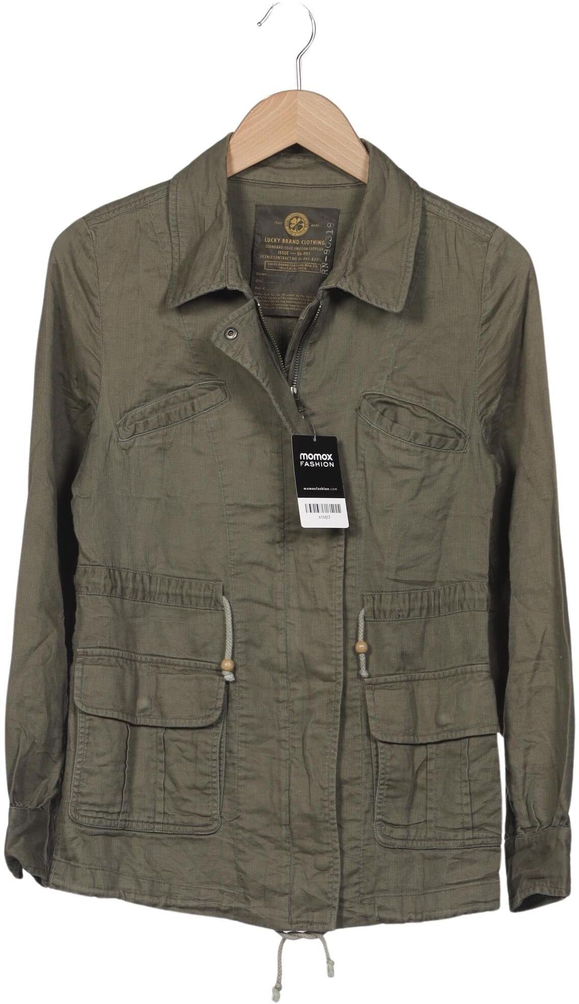 Lucky Brand Damen Jacke, Grün, Gr. S, kein / Etikett - Second Hand
