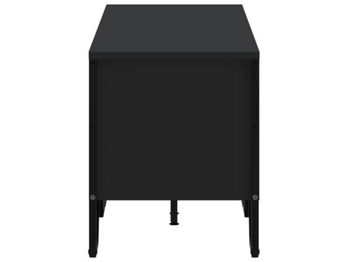 NEUF Armoire TV - Noir - Meuble TV - TABLE TV - noir 180x34x41 cm - bois d'ingénierie TT4817