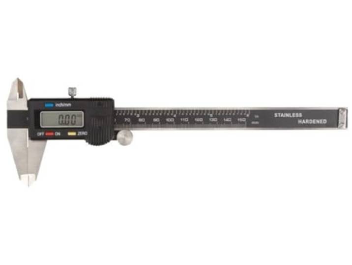 Toolland Digitale schuifmaat, 150 mm/6, met lcd-scherm, roestvrij staal