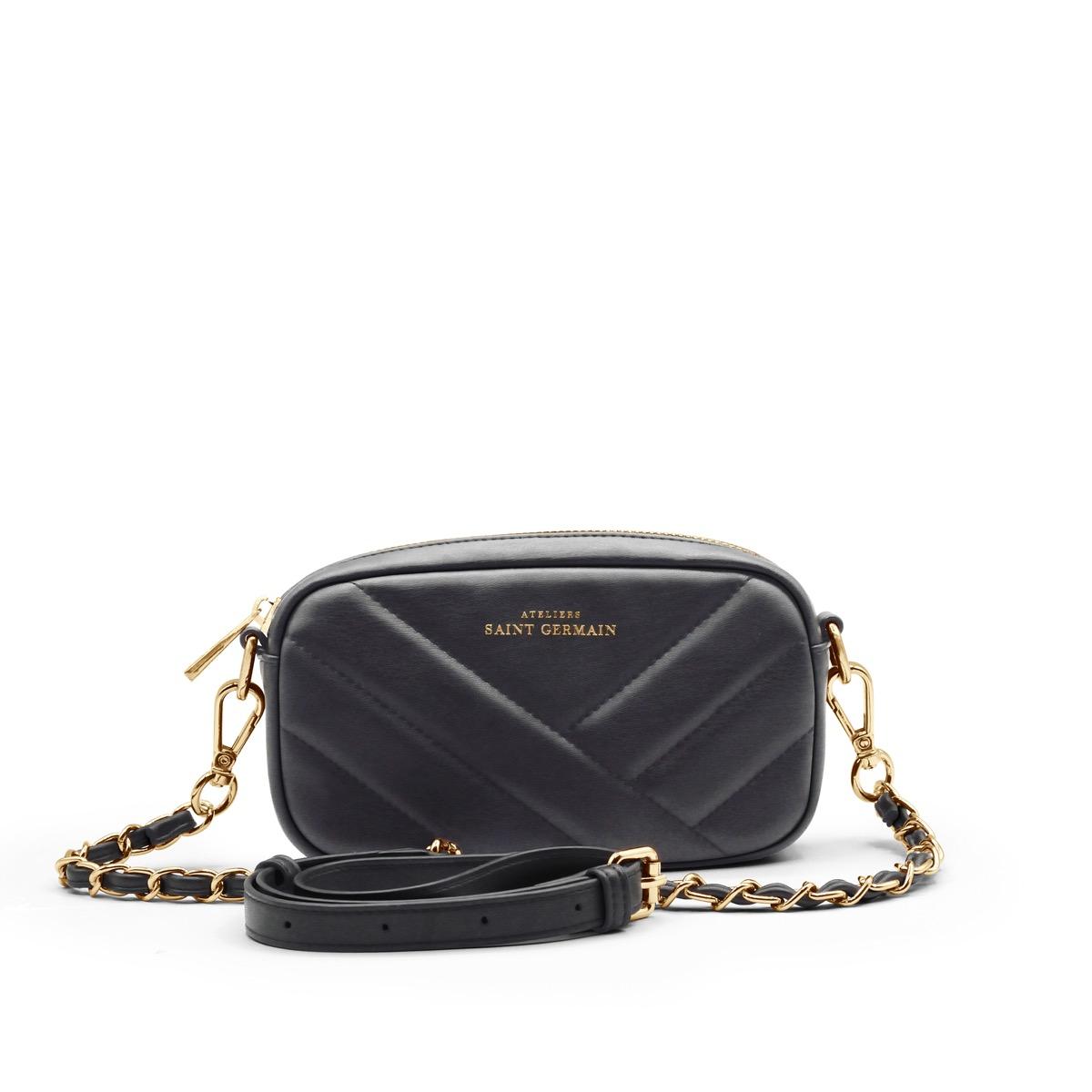 OPERA – Mini gesteppte Pochette – SCHWARZ