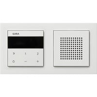 Unterputz-Radio Internet-Protokoll Lautsprecher mit Rahmen E2 Typ 232029, Internetradio weiß (glänzend), Retail