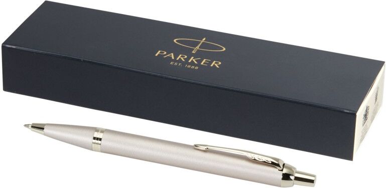 Stylo bille Parker IM (encre bleue) champagne