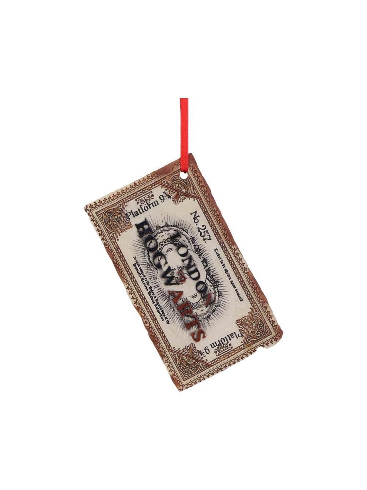Nemesis Now - Harry Potter Hogwarts Ticket Weihnachtsschmuck