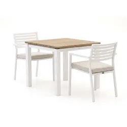 + 10 % Kassenrabatt | Bellagio Rumo/Lagundo 90 cm Gartenmöbel-Set 3-teilig stapelbar