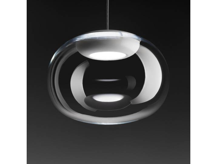 Suspension LED La Mariée, transparente, Ø 28 cm - Stilnovo - Salon / séjour - Design - Verre - À ampoule unique