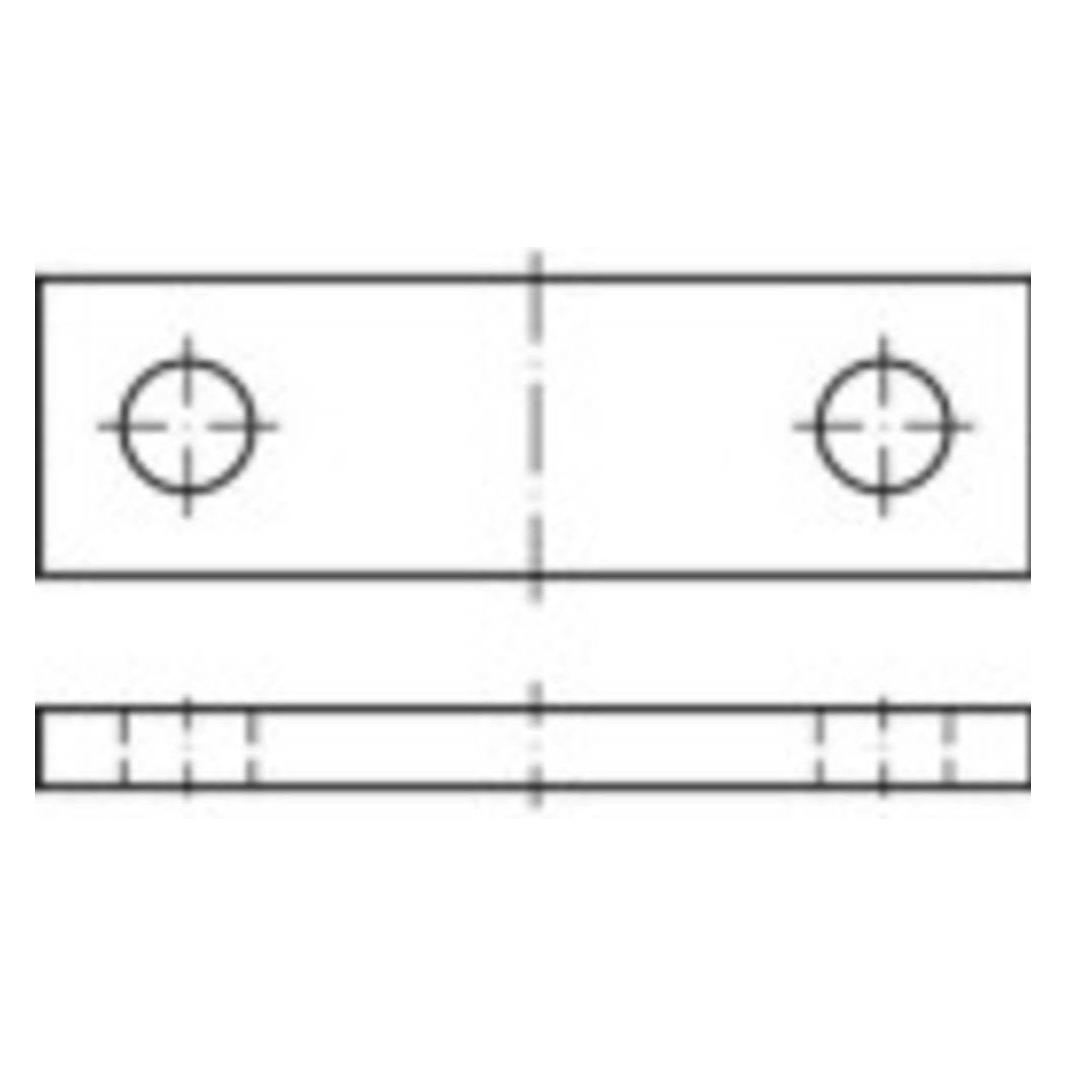 Toolcraft Achshalter DIN 15058 6 mm Stah (50 Stk.) (147092)