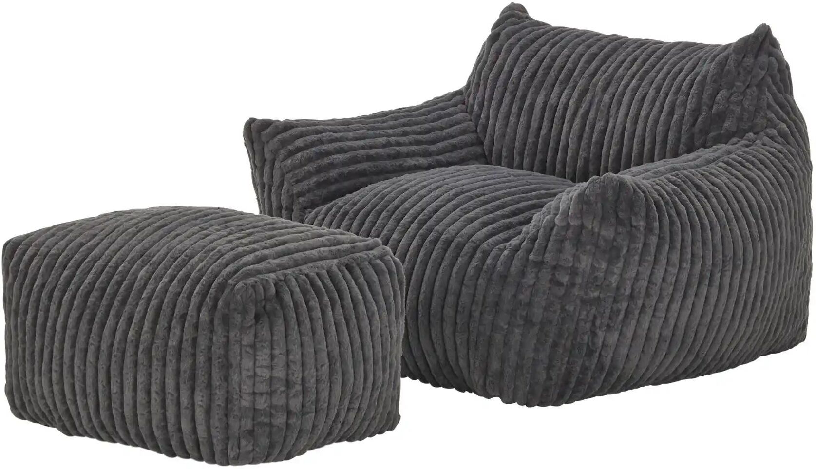 Höffner Sessel vakuumiert Sashenka ¦ grau ¦ Maße (cm): B: 116 H: 75 T: 110.0