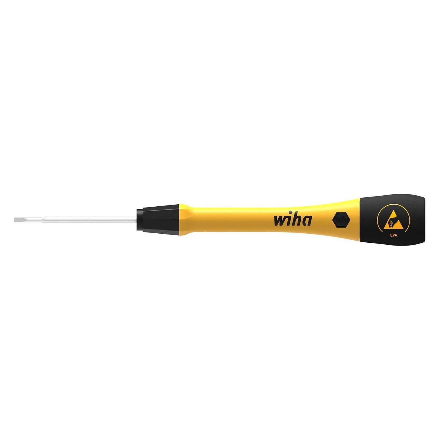 Wiha Feinschraubendreher PicoFinish ESD Schlitz 2.5 mm x 50 mm (Schlitz) (43671)