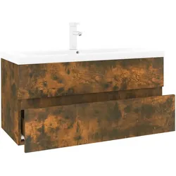 vidaXL, Waschbeckenunterschrank, Mardenhagen (Ohne Wasserhahn & Abfluss) (90 x 38.50 x 45 cm)
