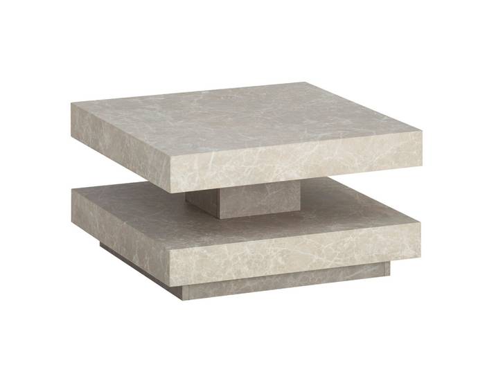 Couchtisch Sandfarben ca. 60x60x34 cm