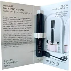 M2 Beauté, Mascara, Intens Black Natural & Nutrition (Schwarz)