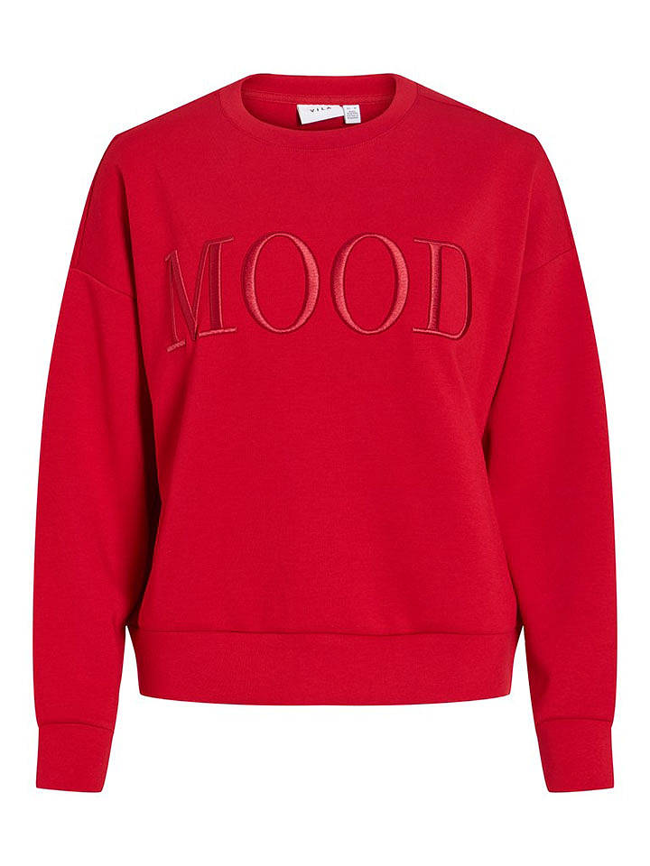 Vila Sweatshirt "Reflect" in Rot - S