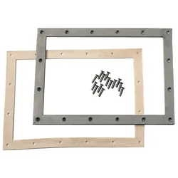 Folienflansch für Oberflächenabsauger Typ B 100, B 200, H, 400, 401 aus AISI 316