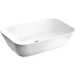 VitrA Options Aufsatzschale 7425B003-0016 59,5x39,5x15cm, weiß, rechteckig, ohne Hahnloch, ohne Überlauf