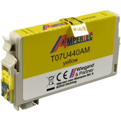 Ampertec Tinte ersetzt Epson C13T07U440  407  yellow