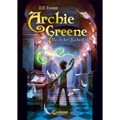 Archie Greene und der Fluch der Zaubertinte / Archie Greene Bd.2, Gebundene Ausgabe von D. D. Everest, Loewe