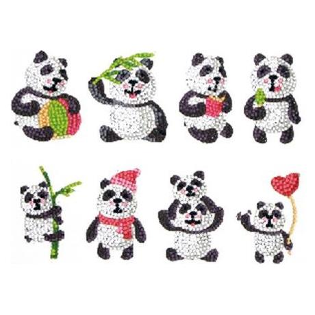 Magni Diamond Painting Sticker Panda 8 Stück (6035-25161)