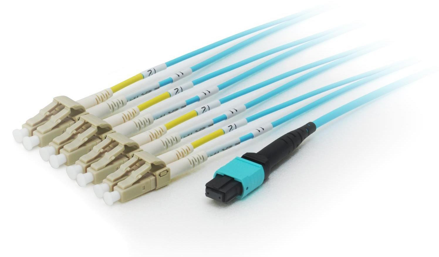 Equip MTP/LC vezeloptische trunkkabel OM4 mannelijk/mannelijk, 10 meter