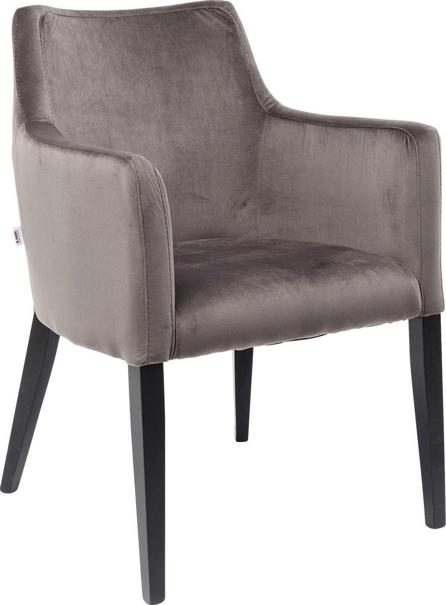 Kare Eetkamerstoel Mode Velvet Grey