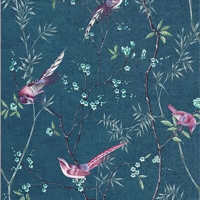 Graham & Brown Tori Teal Wallpaper
