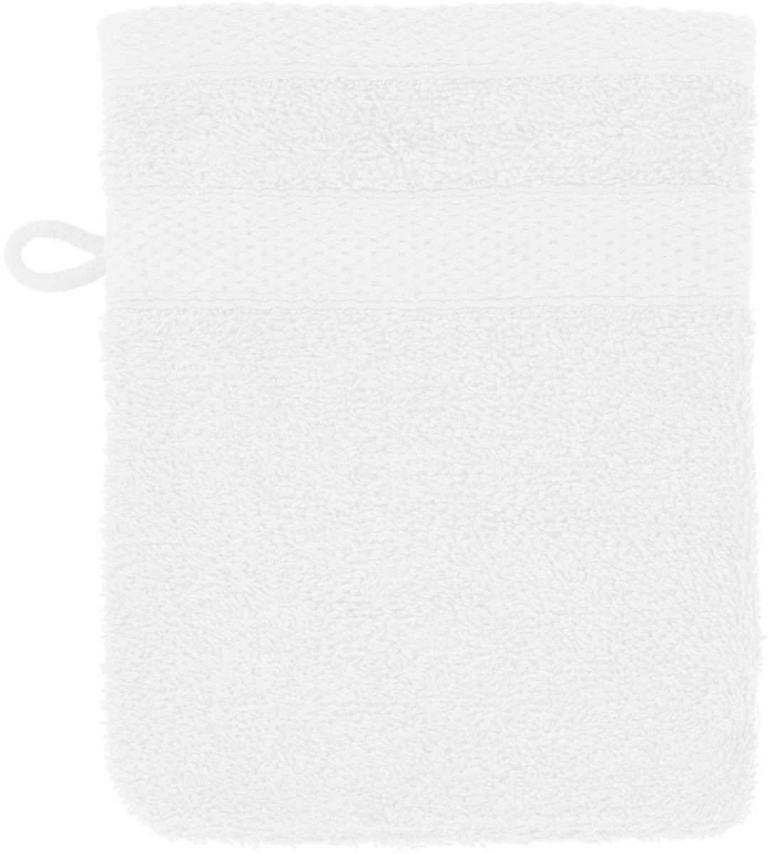 Tiseco Set van 4 Katoenen Washandjes - Wit