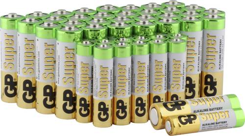 GP 44 St. Batterie-Set 32 x Mignon + 12 x Micro 1.5V Alkali-Mangan GPSUP15A24A904S44