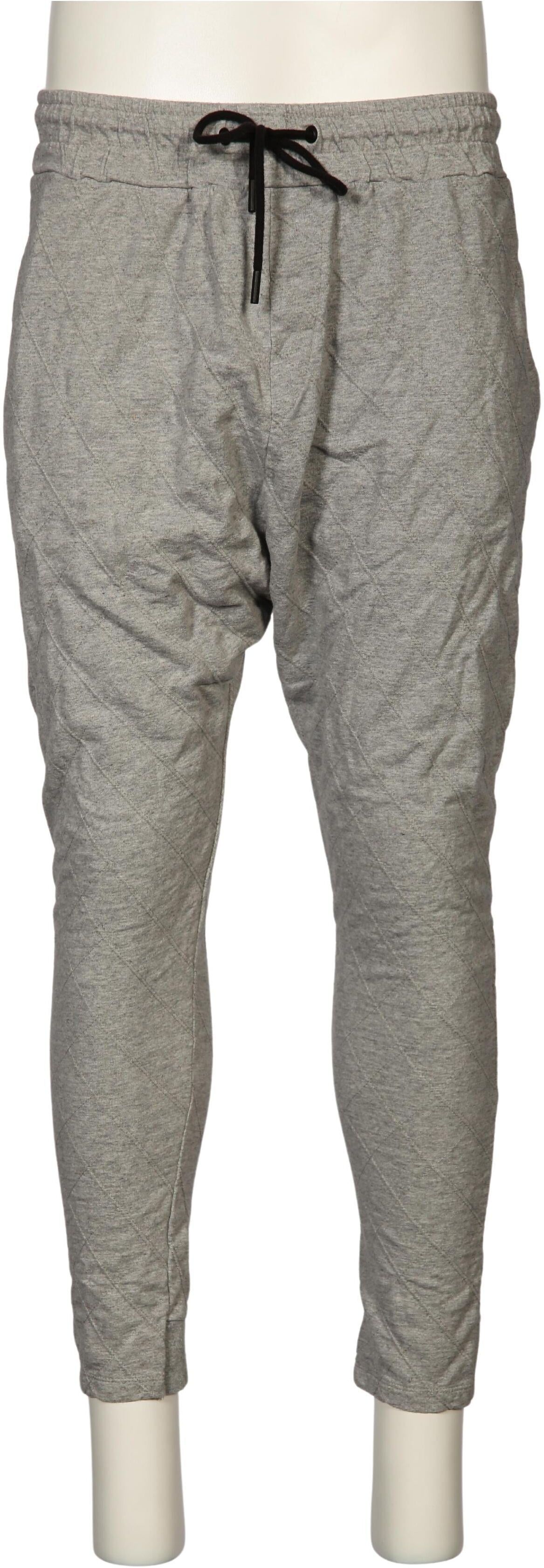 Religion Herren Stoffhose, Grau, Gr. L, Baumwolle - Second Hand