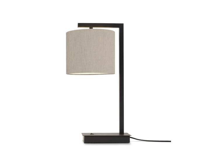 Tischlampe Boston Beige mit Schalter