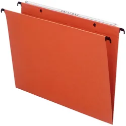 Esselte, Mappe, Orgarex Kori Vertical Suspension File, A4, Cardboard, Metal, Orange, 220 g/m2, FSC, 396 mm (A4, 50x)