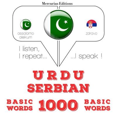 1000 essential words in Serbian - JM Gardner, Audio, 9782821148383