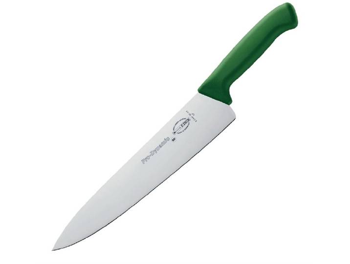 Dick koksmes 25\,5cm kleurcode groen