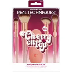 Real Techniques, Zubehör Make-up, Basishülle Mit Kirschmotiv Auf Einem Helleren Farbton, 6-tlg