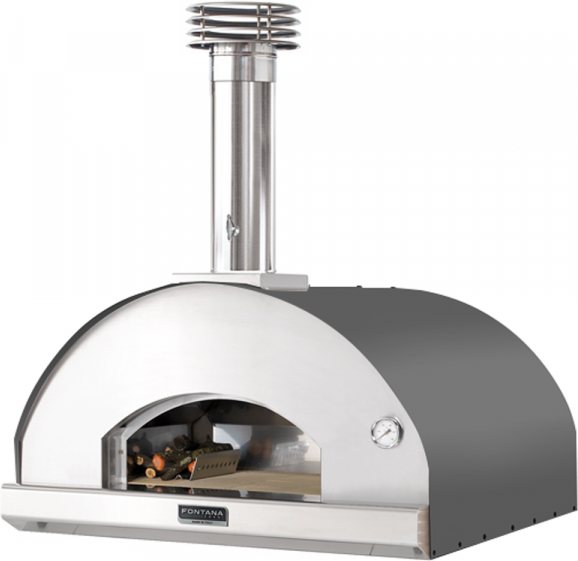 Fontana Forni Fontana Marinara - Holzbackofen - Anthrazit
