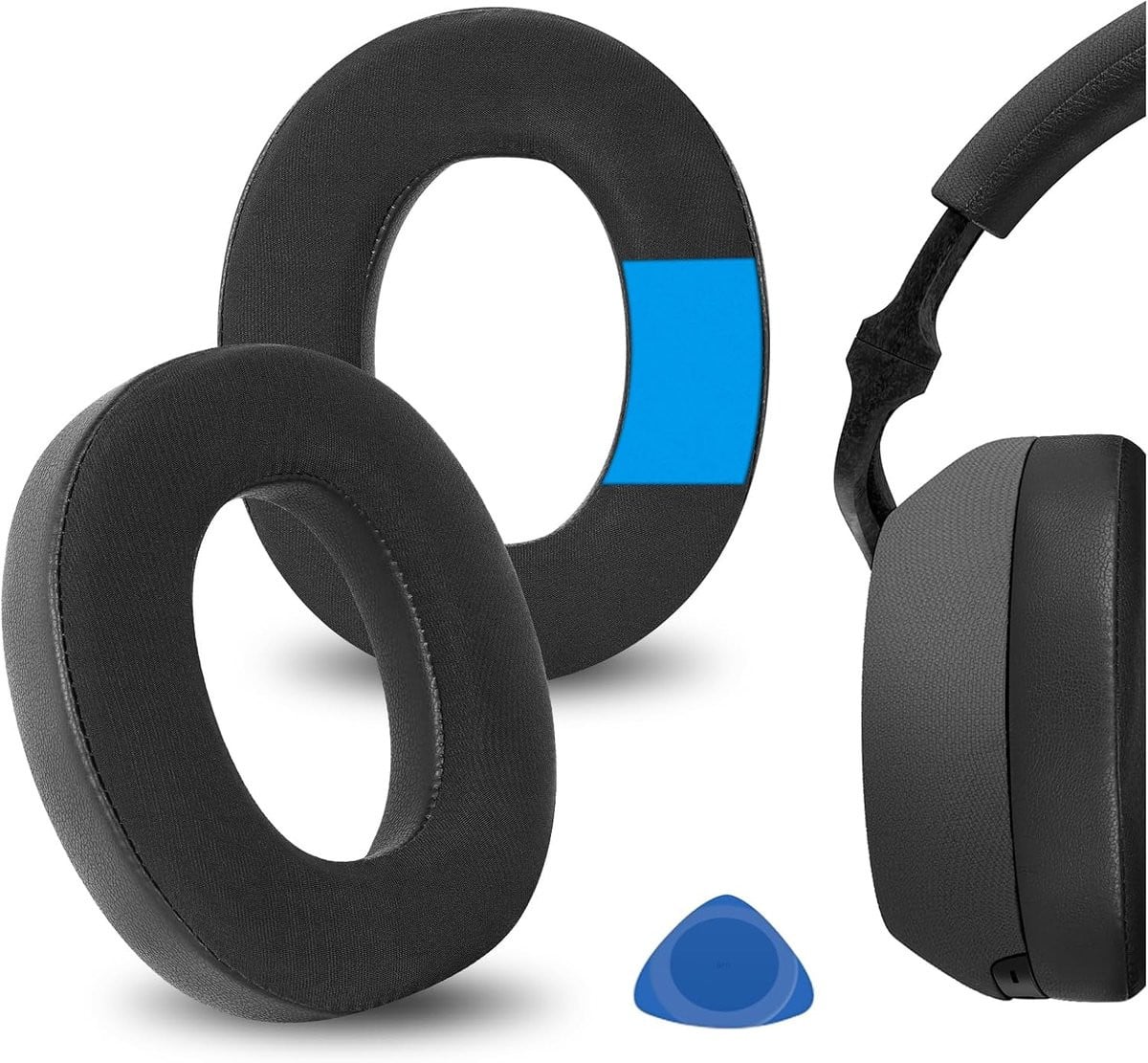 Oorkussens voor Bowers & Wilkins PX7 hoofdtelefoon, reparatieonderdelen, zwart
