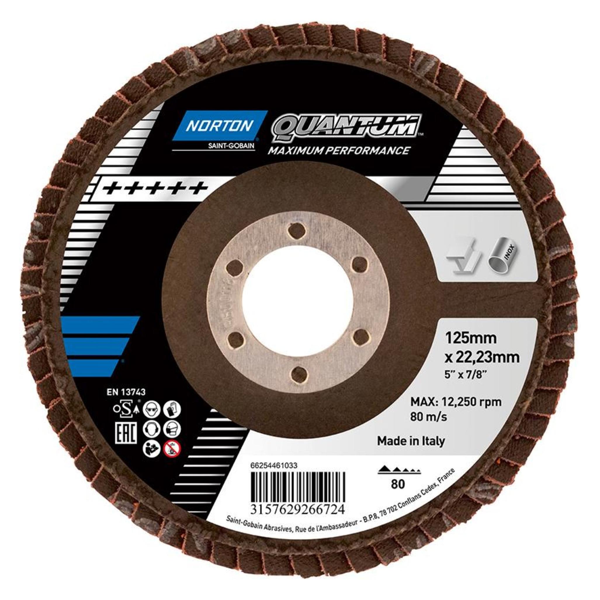 Norton Clipper QUANTUM PREMIUM R996 valve disc, convex (80) (3157629266724)