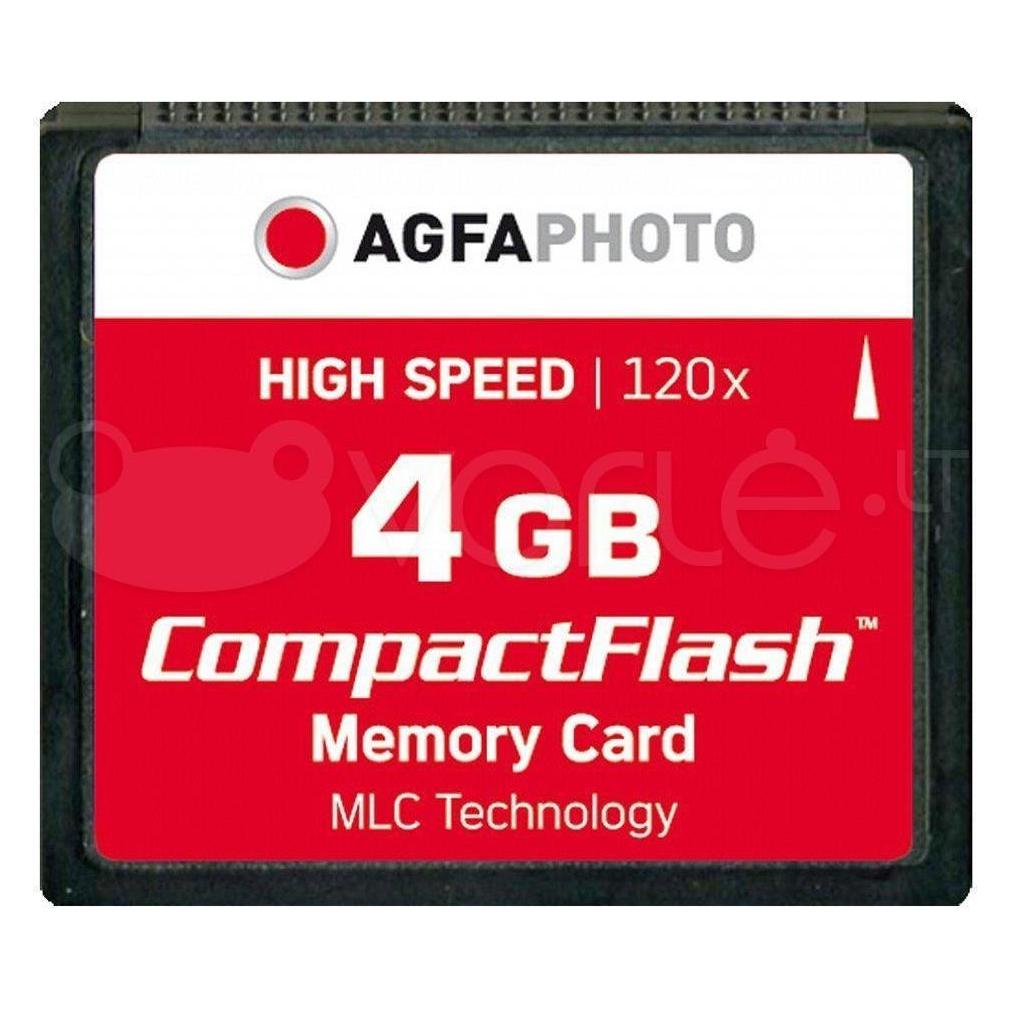 Agfaphoto Compact Flash 4GB High Speed 120x MLC (4 GB, CF) (10432)