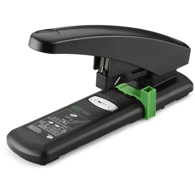 Novus Blockheftgerät B40 re+new schwarz bis 100 Blatt