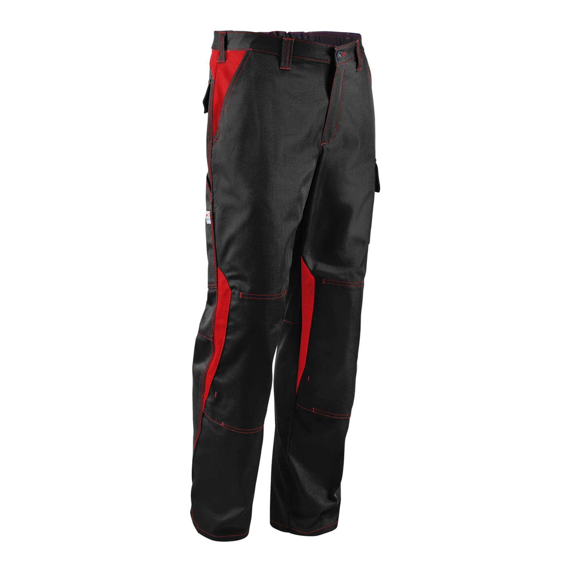 Kübler IMAGE DRESS Hose schwarz/mittelrot 114 ; Kübler Workwear (2346 3411-9955-114)