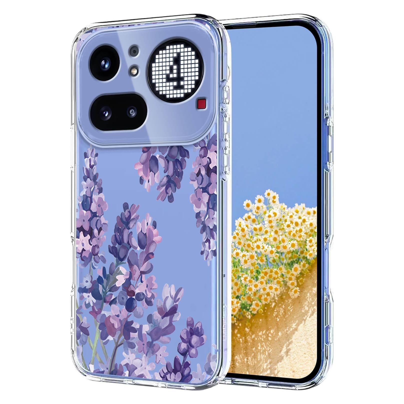 Cover-Discount Nothing Phone (4a) Pro - Silikon Gummi Hülle Blumen (Nothing Phone (4a) Pro) (78703925)