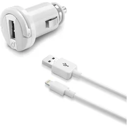 Cellularline Car Charger Kit Ultra, Auto Adapter, Weiss