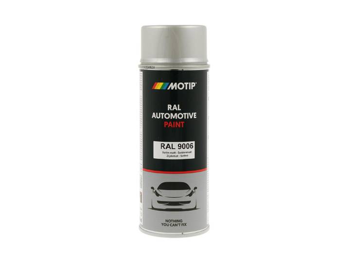 Motip Autospray Automotive Ral 9006 Seidenmatt 400ml