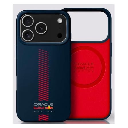 Red Bull Silicone Powerbar MagSafe Case for iPhone 17 Pro Navy Blue (Apple iPhone 17 Pro) (RBHMP17L24SIVGSV)