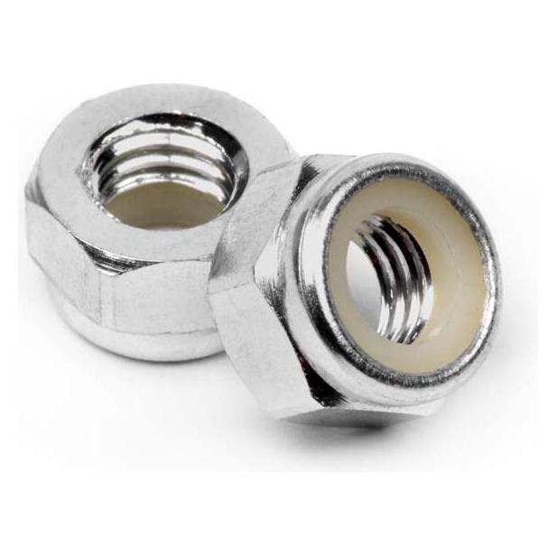 HPI Baja 5b Aluminium Mutter Light M5 (Silver/10pcs (95862)