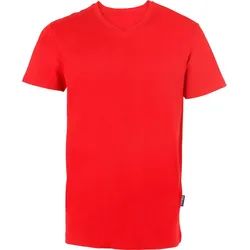 HRM Herren T-Shirt 'Luxus V-Ausschnitt' 102 red 3XL