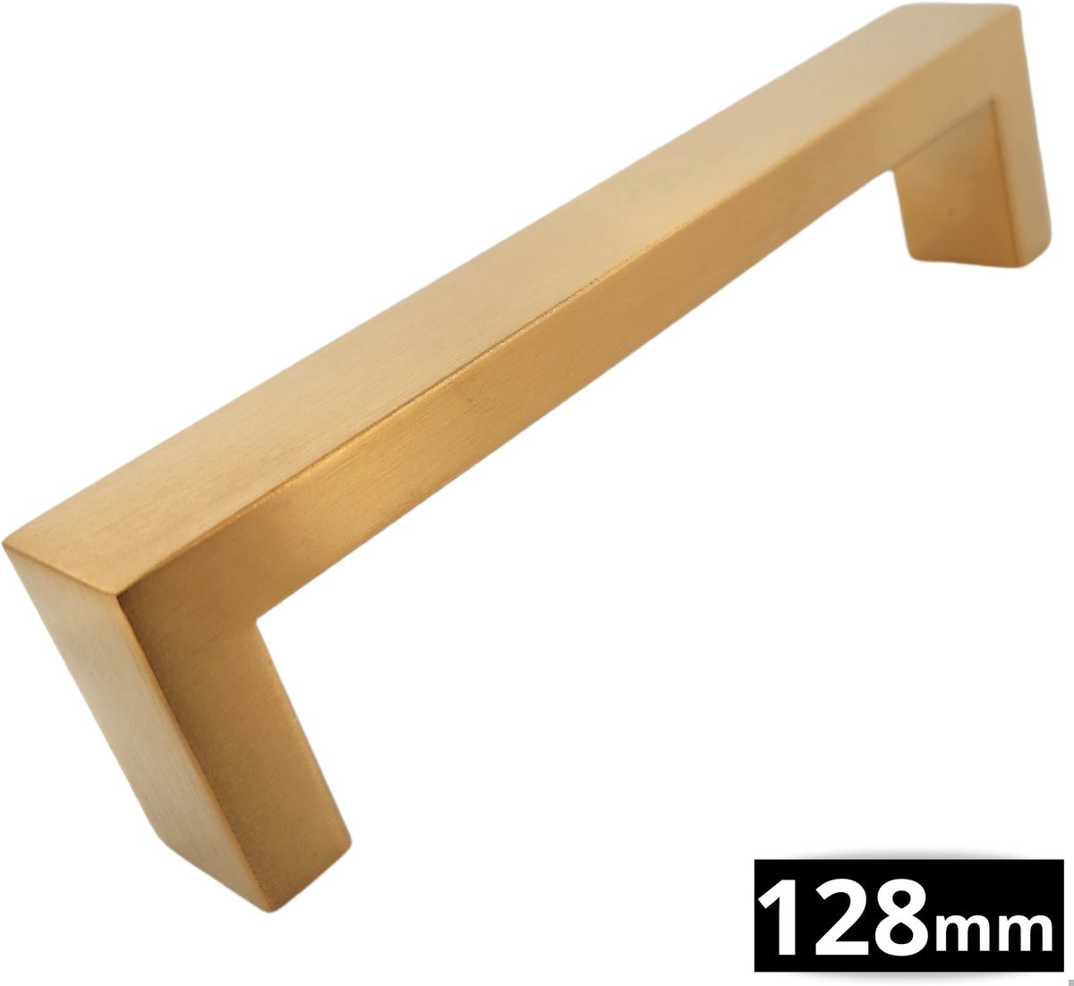 Atlanta Handgreep Goud RVS 128mm