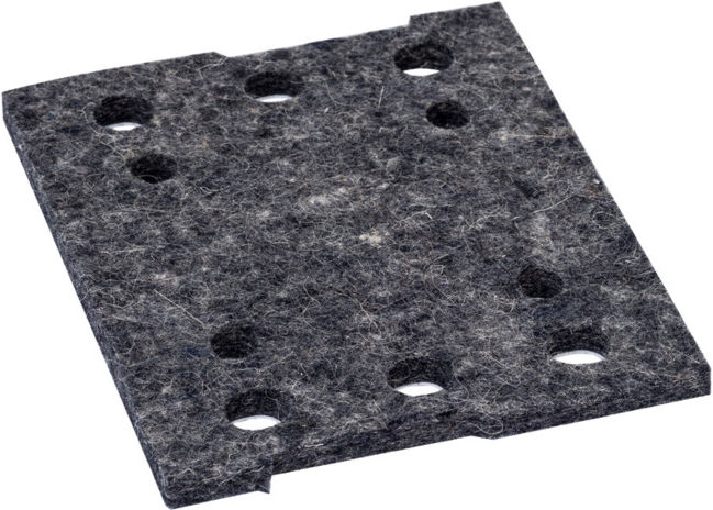 Plaque abrasive BOSCH 110 x 100 mm avec feutre (2608601442)