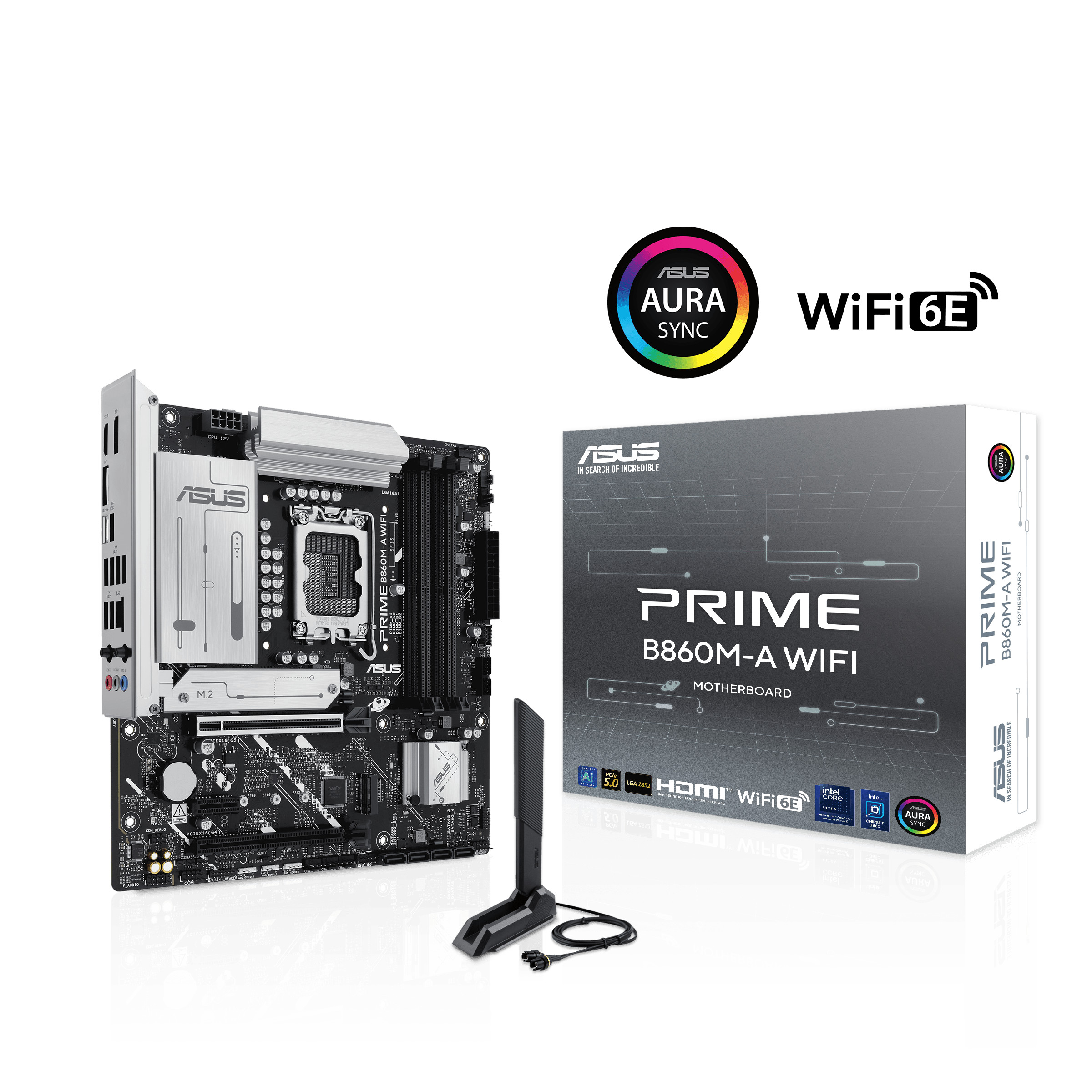ASUS PRIME B860M-A WIFI Micro-ATX Mainboard - Sockel 1851